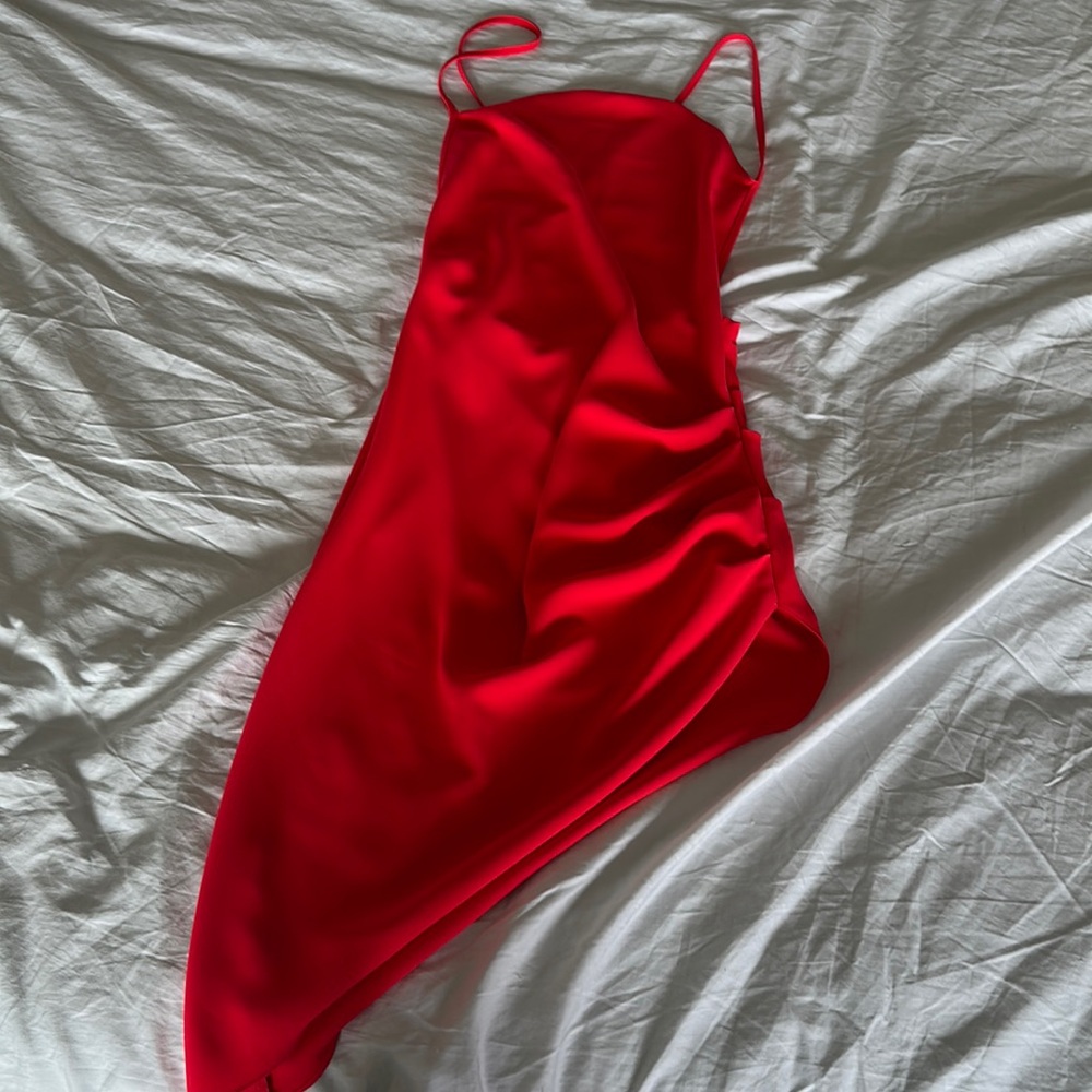 Amanda Uprichard strappy, high slit dress